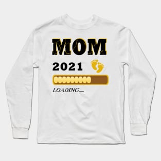 Mom 2021 loading Mutter Kind Long Sleeve T-Shirt